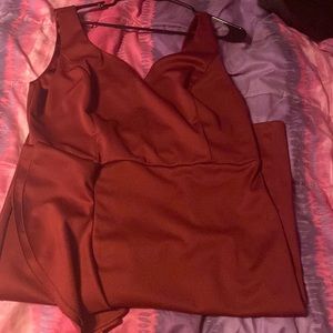 Red dress